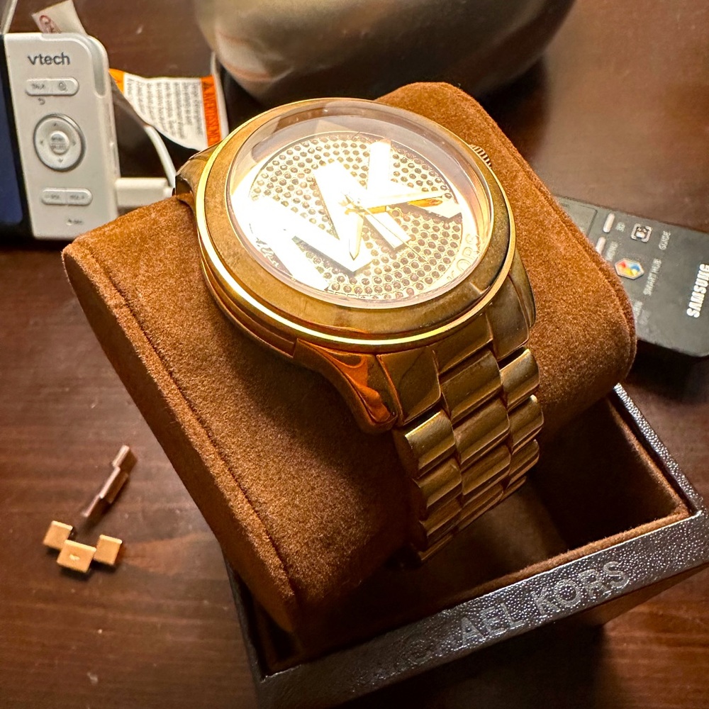 Rose Gold MK Watch